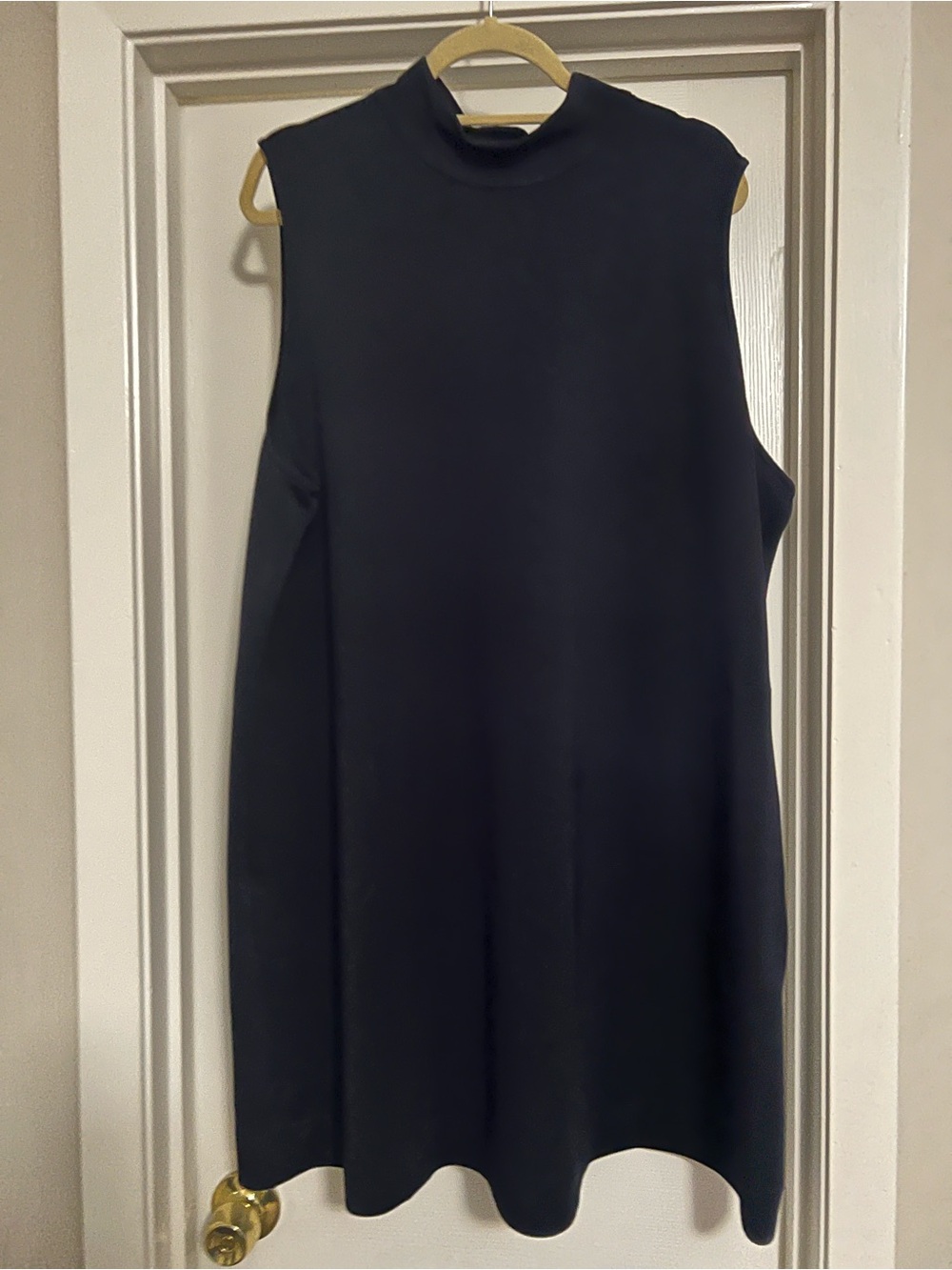 Spanx AirEssentials Sleeveless Mock Neck Women's Dress - Navy